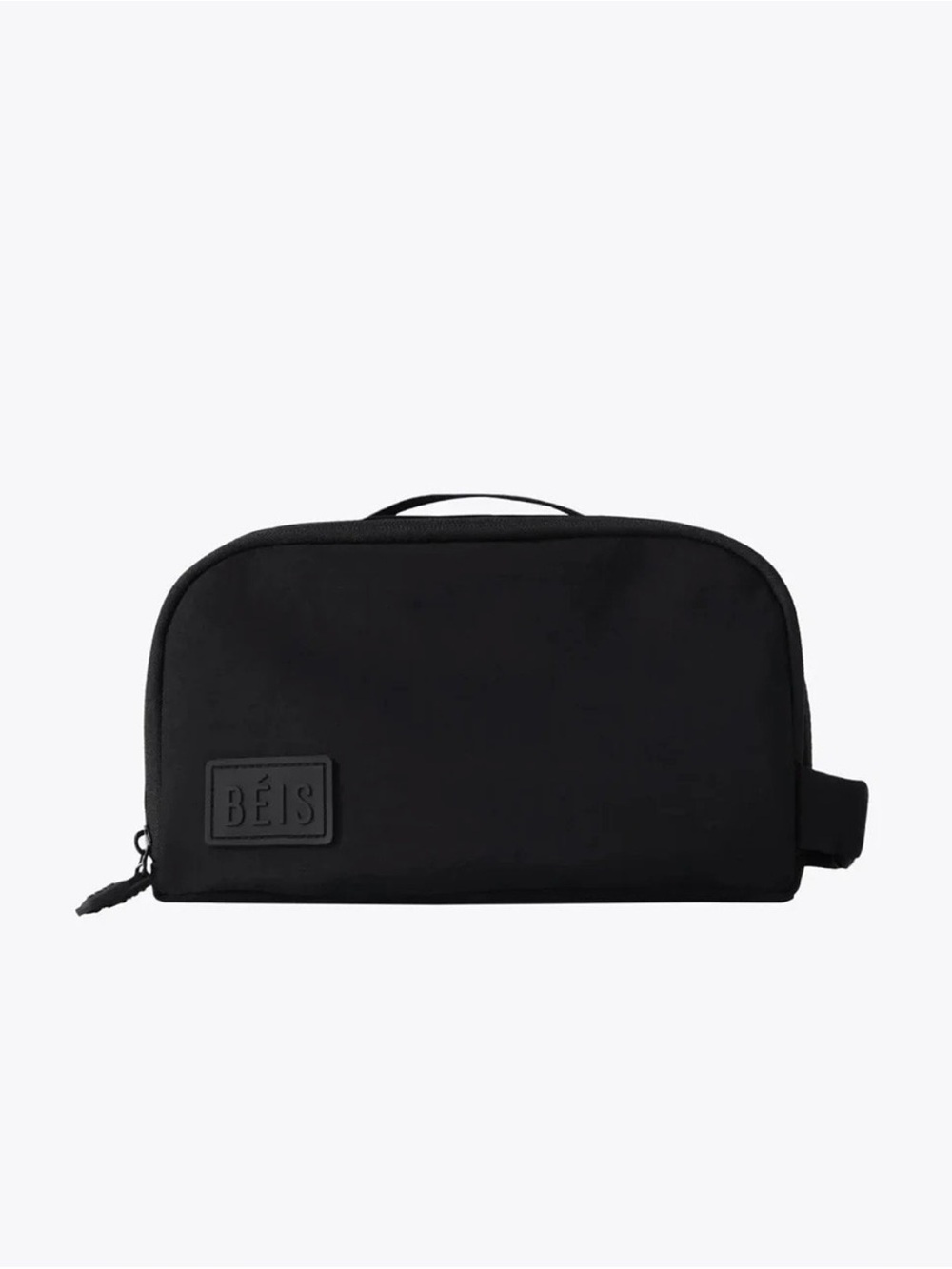 BEIS Black Minimalist Travel Toiletry Pouch